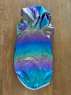 Regenboogkleuren hondenjasje maat M, Ophalen of Verzenden, Zo goed als nieuw, Hondenjas