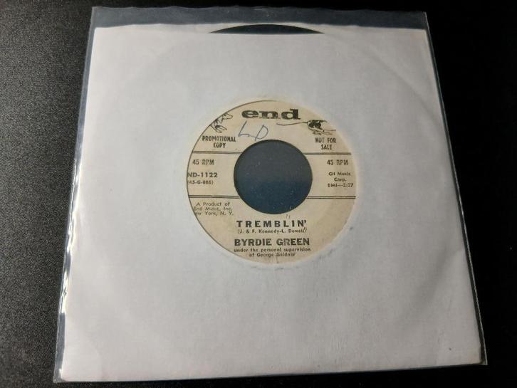 Birdie Green‎ — Tremblin' - '7 « Popcorn », CD & DVD, Vinyles Singles, Utilisé, Single, Jazz et Blues, 7 pouces, Enlèvement ou Envoi