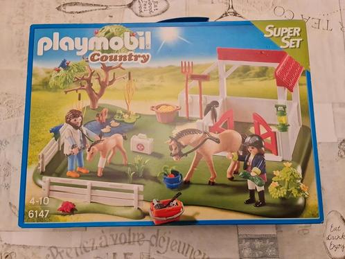 PLAYMOBIL SuperSet Eerste Hulp in de stal - 6147 nieuw, Kinderen en Baby's, Speelgoed | Playmobil, Nieuw, Ophalen of Verzenden