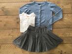 GYMP, HEMA, JBC, rok uiltjes + polo + vest 122, Kinderen en Baby's, Kinderkleding | Maat 122, Ophalen of Verzenden, JBC, Meisje
