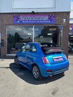 Fiat 500s cabriolet/benzine 1.2/jaar 2014, Elektrische ramen, Cabriolet, Bedrijf, Te koop