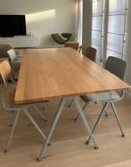 HAY tafel + 4 stoelen, Huis en Inrichting, Tafels | Eettafels, Ophalen, Gebruikt, Eikenhout, Scandinavisch