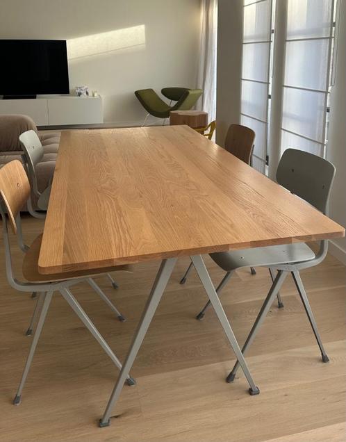 HAY tafel + 4 stoelen, Huis en Inrichting, Tafels | Eettafels, Gebruikt, 50 tot 100 cm, 150 tot 200 cm, Vier personen, Rechthoekig