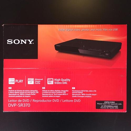 Sony DVP-SR370, TV, Hi-fi & Vidéo, Lecteurs DVD, Lecteur DVD, Sony, Enlèvement ou Envoi