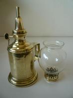 Koperen kerosinelamp „La Moderne N.G.R.”, Ophalen of Verzenden
