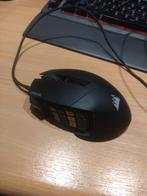 Corsair scimitar pro RGB gaming muis, Computers en Software, Muizen, Rechtshandig, Muis, Gebruikt, Gaming muis