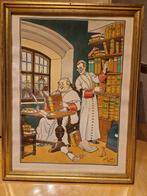 Litho Harry Elliott paters bibliotheek, Ophalen of Verzenden