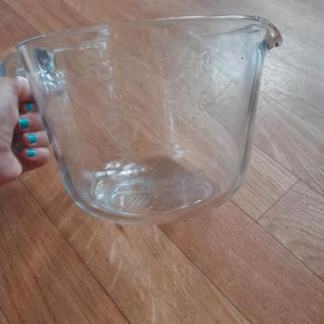 Maatbeker in glas, Ophalen of Verzenden, Zo goed als nieuw