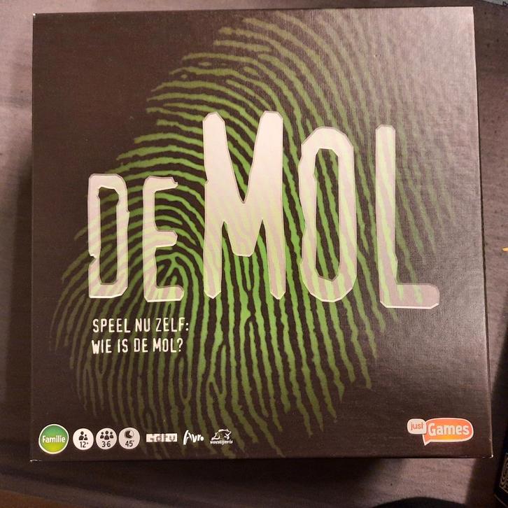 Wie is de mol - gezelschapsspel - bordspel, Hobby & Loisirs créatifs, Jeux de société | Jeux de plateau, Comme neuf, Enlèvement ou Envoi