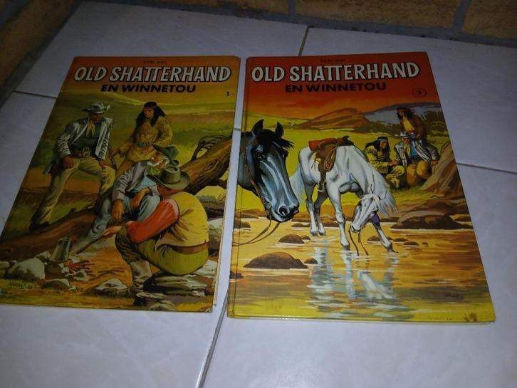 old shatterhand en winnetou door Juan Arranz, Boeken, Stripverhalen, Gelezen, Meerdere stripboeken, Ophalen of Verzenden