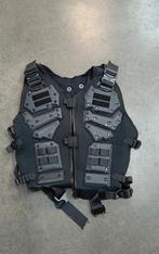 Airsoft/paintball zwarte tactical/bescherming vest, Sport en Fitness, Ophalen of Verzenden, Zo goed als nieuw