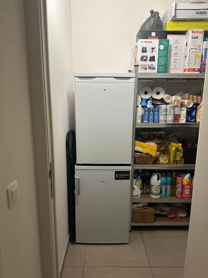 Frigo Essential B + congélateur AEG – très bon état, Electroménager, Réfrigérateurs & Frigos, Comme neuf, Classe énergétique A ou plus économe