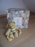 Cherished Teddies Bee Bear - 1 piece + original box, Collections, Ours & Peluches, Comme neuf, Statue, Enlèvement, Cherished Teddies