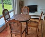 table en osier et 4 chaises, Maison & Meubles, Maison & Meubles | Autre, Enlèvement, Utilisé, Antiek