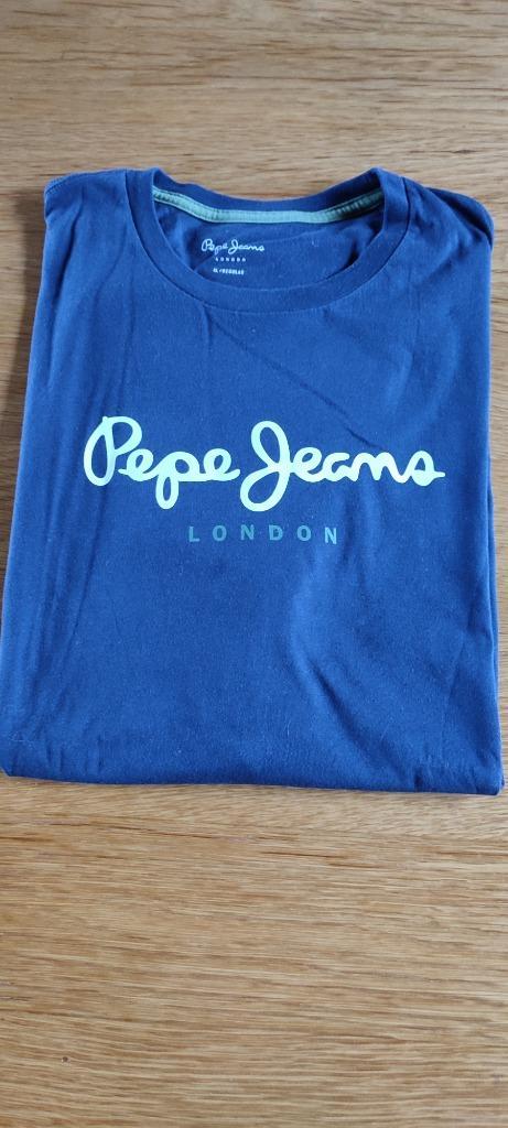 Pepe Jeans-T-shirts, Kleding | Heren, T-shirts, Zo goed als nieuw, Maat 56/58 (XL), Blauw, Ophalen of Verzenden