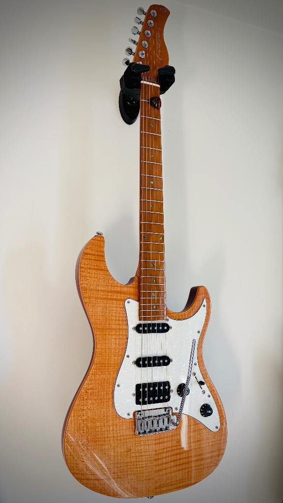 Sire Larry Carlton S7FM - NT Strat, Muziek en Instrumenten, Snaarinstrumenten | Gitaren | Elektrisch, Zo goed als nieuw, Solid body