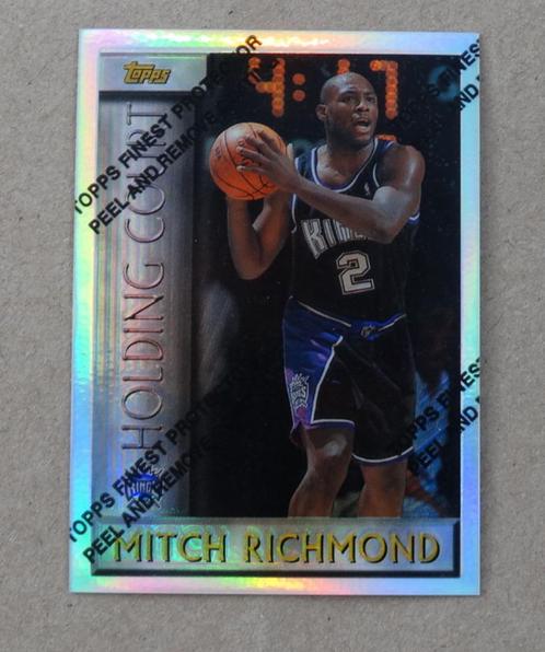 1996 Topps Chrome Mitch Richmond "Holding Court" HC 12 -MINT, Sports & Fitness, Basket, Neuf, Autres types, Enlèvement ou Envoi