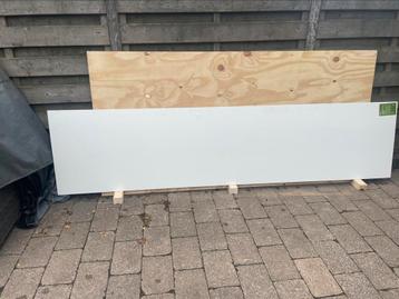 Trespa/unicompact plaat 6mm 9010 305x70cm beschikbaar voor biedingen