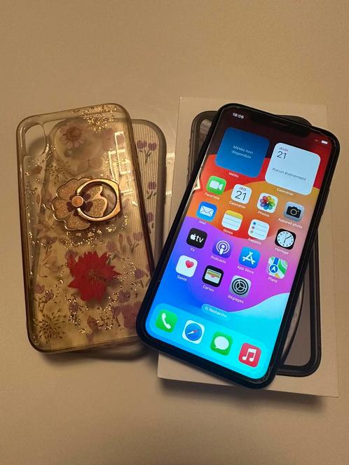 iPhone XR Noir - 64Go, Telecommunicatie, Mobiele telefoons | Apple iPhone, Zo goed als nieuw, 64 GB, Zonder abonnement, Zonder simlock