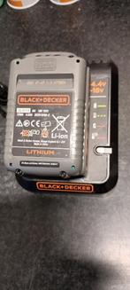 BATTERIJ BLACK&DECKER 18V LITHIUM +LADER, Ophalen of Verzenden, Nieuw