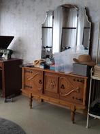 Gratis kastje met spiegel en eiken ladenkastje, Ophalen