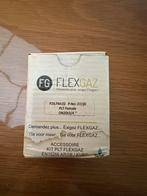 Flexgaz platte connector, Doe-het-zelf en Bouw, Verwarming en Radiatoren, Ophalen of Verzenden, Zo goed als nieuw, Cv-ketel of Combi-ketel