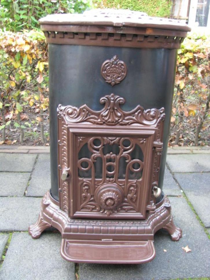Zeer nette Godin houtkachel of kolen type 3726 (7KW) 240m3, Huis en Inrichting, Overige Huis en Inrichting, Zo goed als nieuw