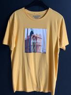 J&J t-shirt, Kleding | Heren, T-shirts, Maat 48/50 (M), Geel, Ophalen of Verzenden, Zo goed als nieuw