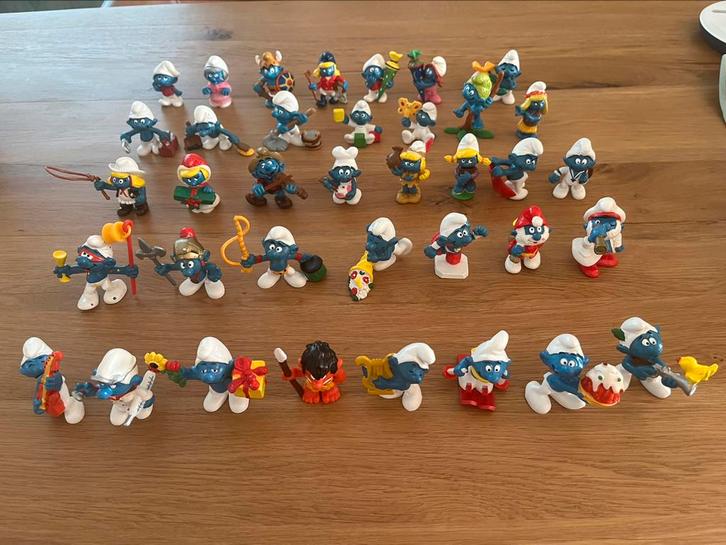 Smurfen - Diverse smurfen [Schleich - Germany], Verzamelen, Smurfen, Zo goed als nieuw, Poppetje, Figuurtje of Knuffel, Verschillende Smurfen