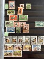 Album met 909 dierenpostzegels, Ophalen of Verzenden, Gestempeld, Dier of Natuur