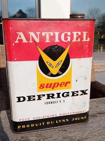 Bidon d'huile Vintage Antigel Defrigex, Enlèvement ou Envoi, Utilisé, Emballage