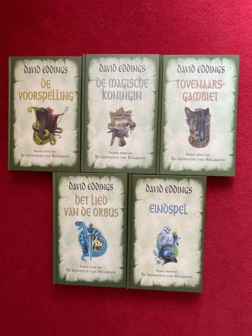 DAVID EDDINGS DE KRONIEKEN VAN BELGARION DE COMPLETE SERIE I beschikbaar voor biedingen