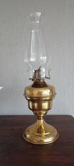 Koperen petroliumlamp, Antiek en Kunst, Ophalen