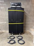 4 X Dap drx-15 + crown CE 2000 verterker + bleutooth, Audio, Tv en Foto, Luidsprekerboxen, Overige typen, Zo goed als nieuw, 120 watt of meer