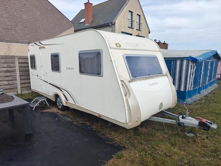 caravan Rimor new polaris 530LG, Caravanes & Camping, Caravanes, Particulier, jusqu'à 5, 1250 - 1500 kg, Banquette en rond, Autres marques
