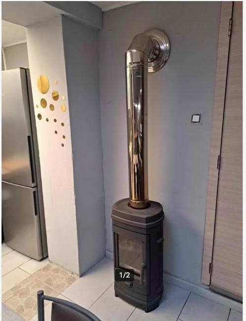 staande houtkachel, Huis en Inrichting, Kachels, Gebruikt, Houtkachel, Ophalen