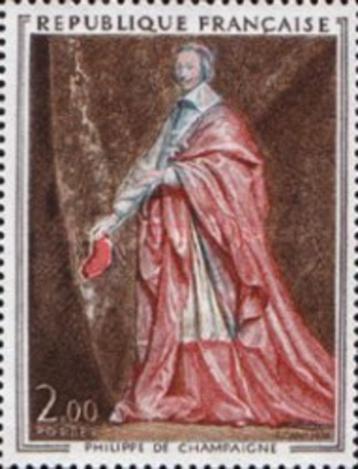 Timbre poste France Philippe de Champagne Année 1974 MNH, Timbres & Monnaies, Enlèvement ou Envoi, Non oblitéré
