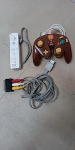nintendo Wii accessoires + game, Ophalen of Verzenden, Gebruikt, Met 2 controllers, Met games