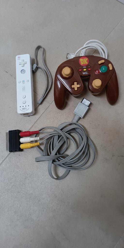nintendo Wii accessoires + game, Games en Spelcomputers, Spelcomputers | Nintendo Wii, Gebruikt, Met 2 controllers, Met games
