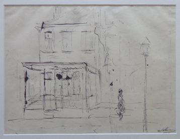 HENRI VICTOR WOLVENS / FIGUUR / ORIGINEEL WERK / 43x52cm KAD beschikbaar voor biedingen