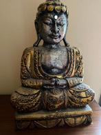 goudkleurige boedhha, Maison & Meubles, Accessoires pour la Maison | Statues de Bouddha, Comme neuf, Enlèvement