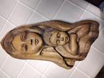 Maria  met kind in hout, Antiek en Kunst, Ophalen