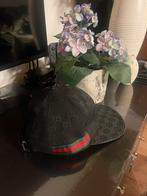 Zwarte pet met Gucci-monogram, Kleding | Heren, Ophalen of Verzenden, Pet