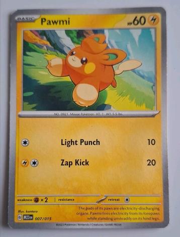 Pokémon Kaart Pawmi 007/015 Nintendo 2023 beschikbaar voor biedingen