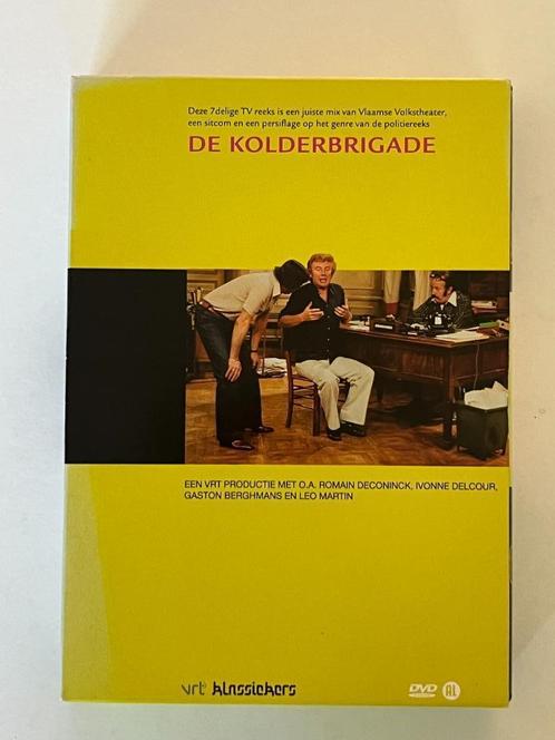 VRT Klassiekers - De Kolderbrigade (DVD) met Gaston en Leo, Cd's en Dvd's, Dvd's | Tv en Series, Gebruikt, Komedie, Boxset, Alle leeftijden