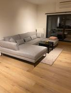 Moduleerbare hoeksalon + poef, Huis en Inrichting, Zetels | Zetels, Ophalen, Zo goed als nieuw, Vierpersoons of meer, Hoekbank