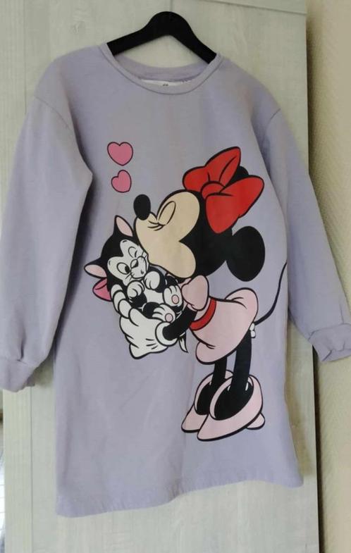 jurk Minnie H & M maat 122 - 128 lila, Kinderen en Baby's, Kinderkleding | Maat 122, Zo goed als nieuw, Meisje, Jurk of Rok, Ophalen of Verzenden