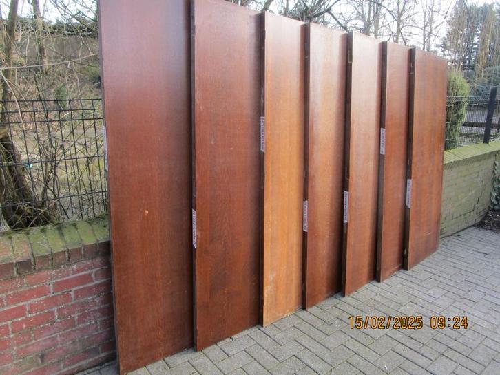 Portes intérieures contre plaqué chêne, Bricolage & Construction, Châssis & Portes coulissantes, Utilisé, Bois, Enlèvement