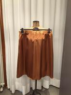 Prachtige midi satijn rok, NIEUW, maat 50, Beige, Ophalen of Verzenden, Onder de knie, Nieuw