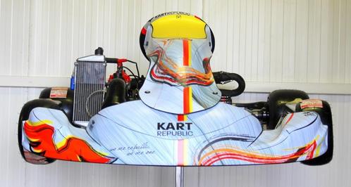Kart Republic KR2 met ROTAX MAX Senior Motor EVO2, Sport en Fitness, Karting, Zo goed als nieuw, Kart, Ophalen